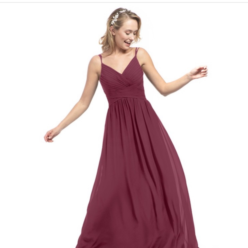 Azazie Blake Bridesmaid Dress Mulberry size 12